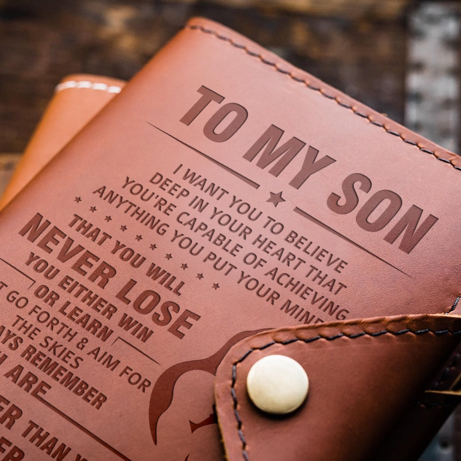 SON MUM - ALWAYS REMEMBER - JOURNAL COVER-A Loves Gift