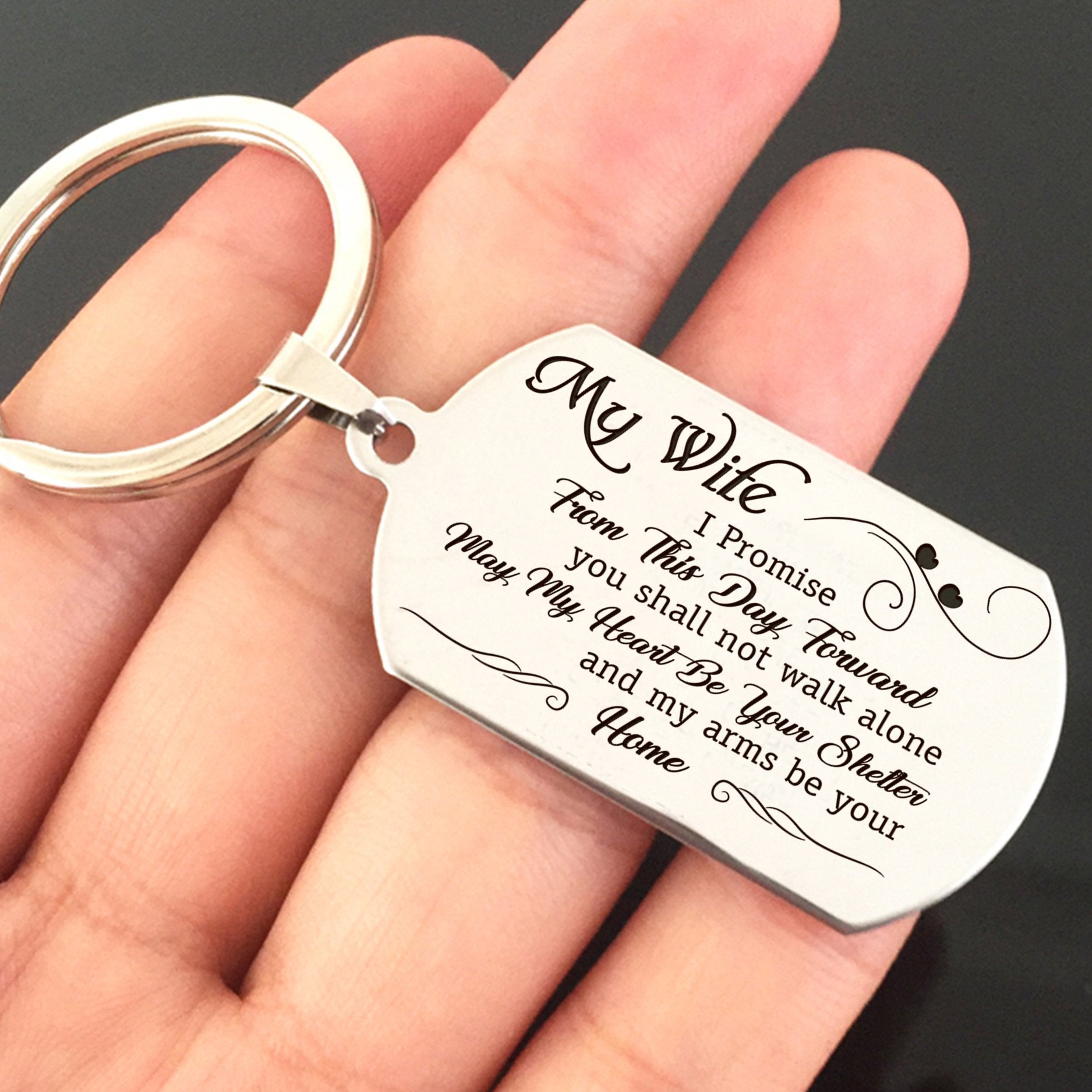 WIFE HUSBAND - HOME - KEY CHAIN 1