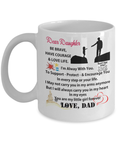 Great Gifts Coffee Mugs Funny For Daughter-A Loves Gift
