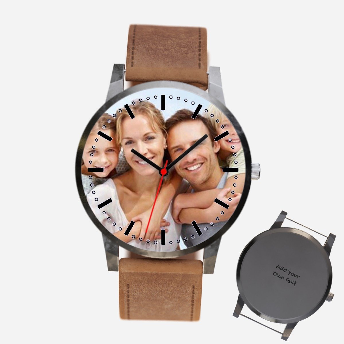 Family Watch Silver Black