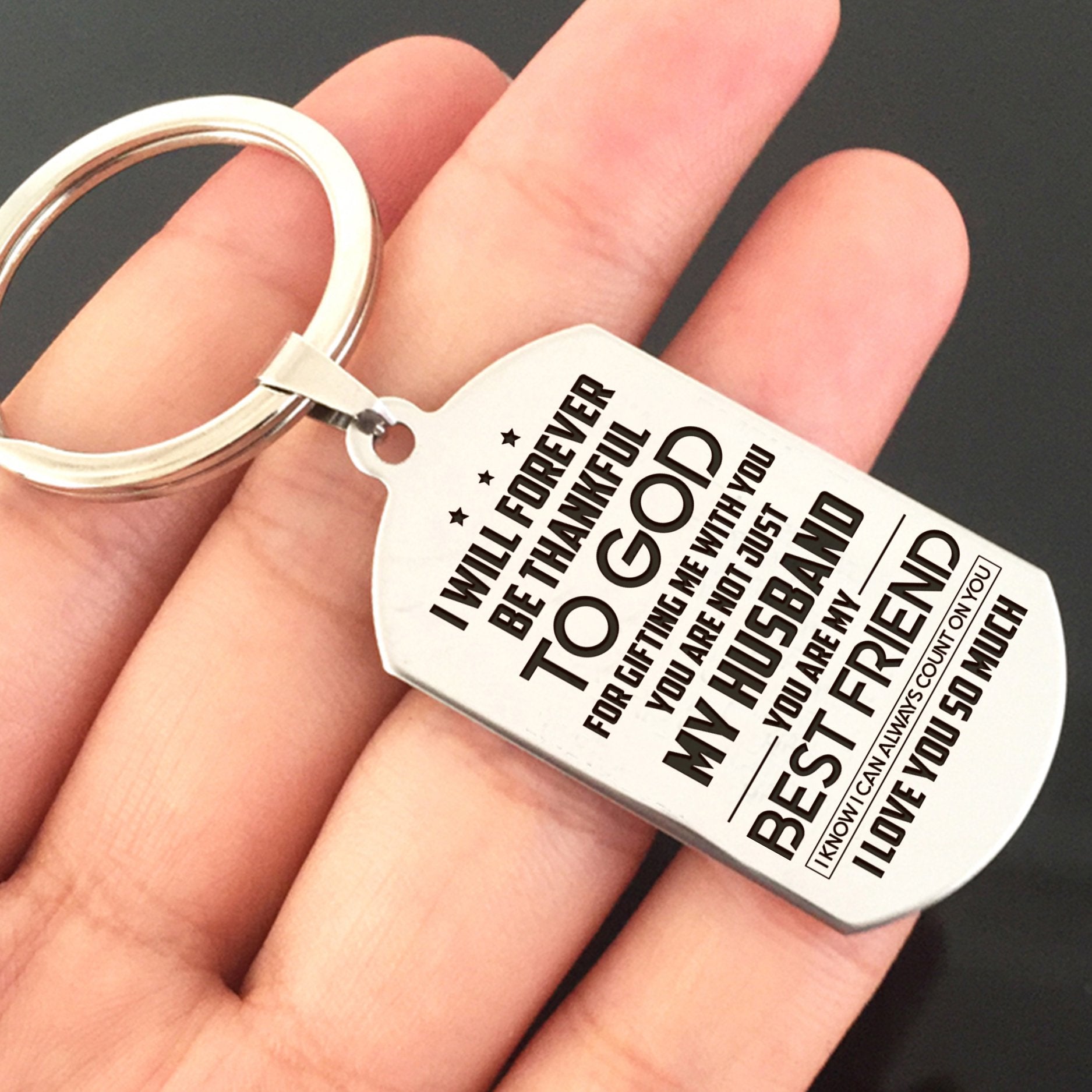 HUSBAND - BEST FRIEND - KEY CHAIN 1-A Loves Gift