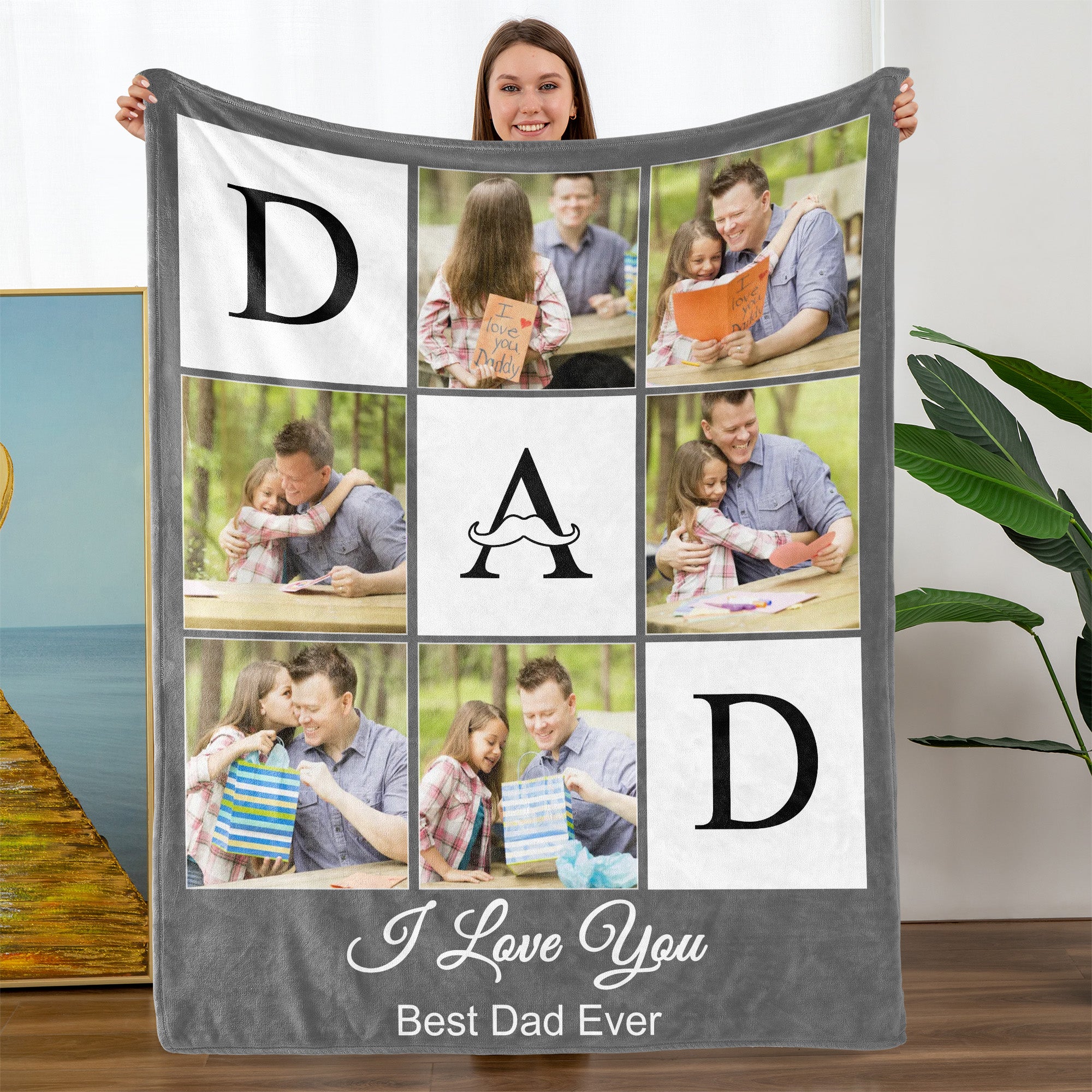Personalized Custom Blanket with Photo-A Loves Gift