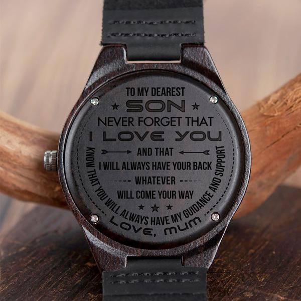 SON MUM - GUIDANCE AND SUPPORT - WOOD WATCH
