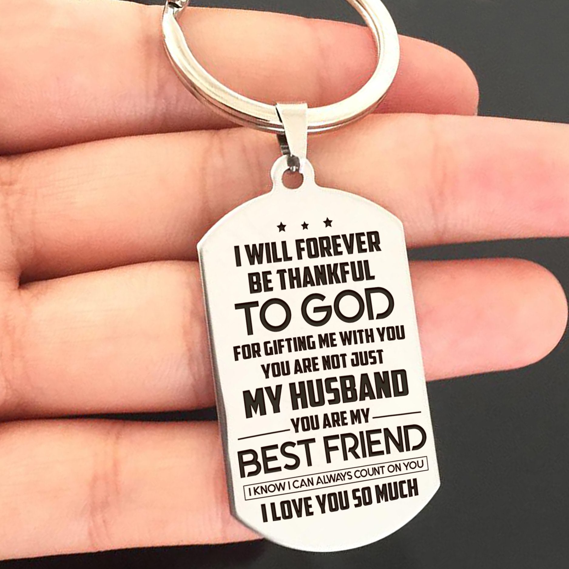 HUSBAND - BEST FRIEND - KEY CHAIN 1-A Loves Gift