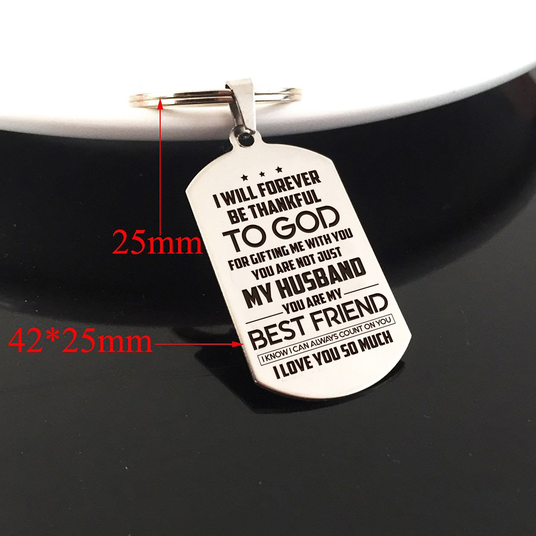 HUSBAND - BEST FRIEND - KEY CHAIN 1-A Loves Gift