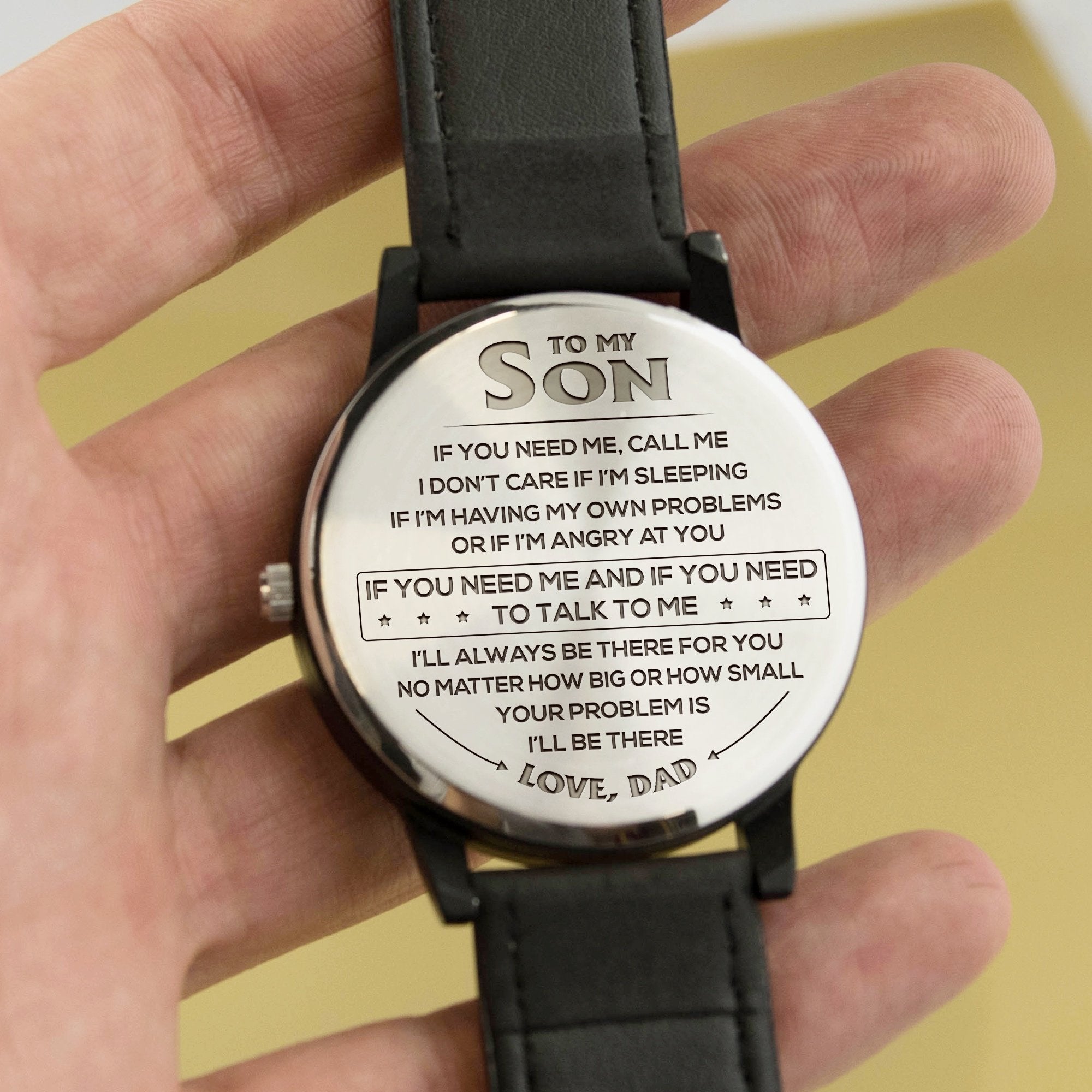 SON DAD - ALWAYS BE THERE FOR YOU - BEE WATCH