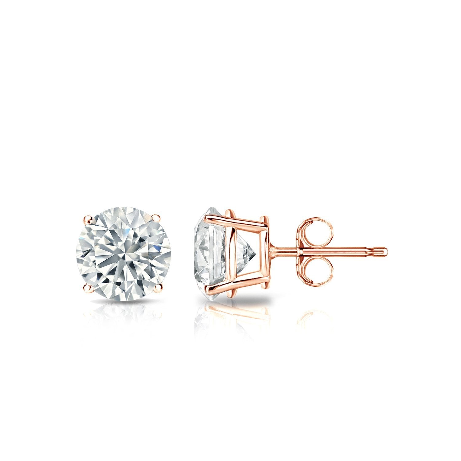 White Gold Luxe Crystal Stud Earring in Gift Box - Riakoob Jewelry