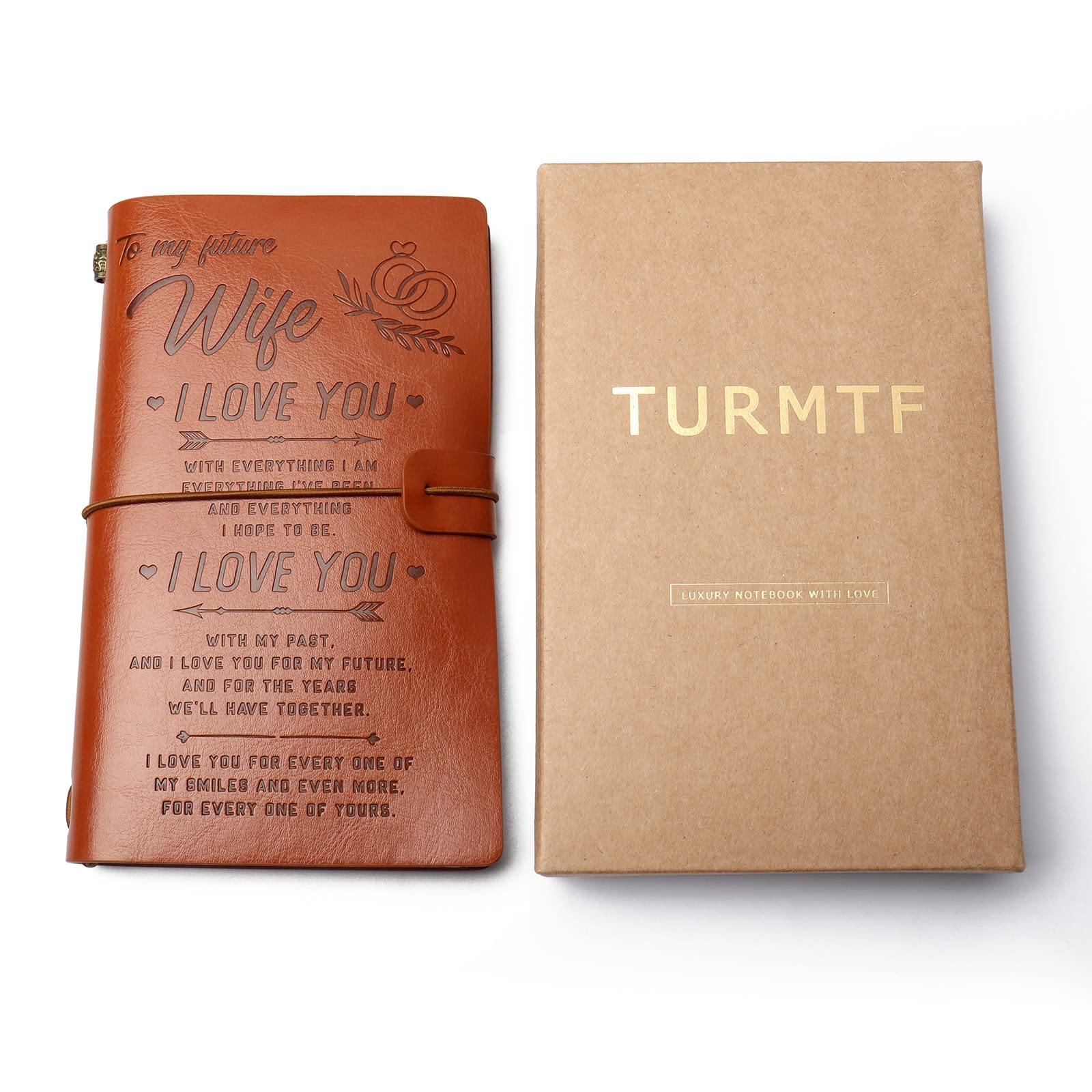 Leather Journal Notebook for My Wife from Husband-A Loves Gift