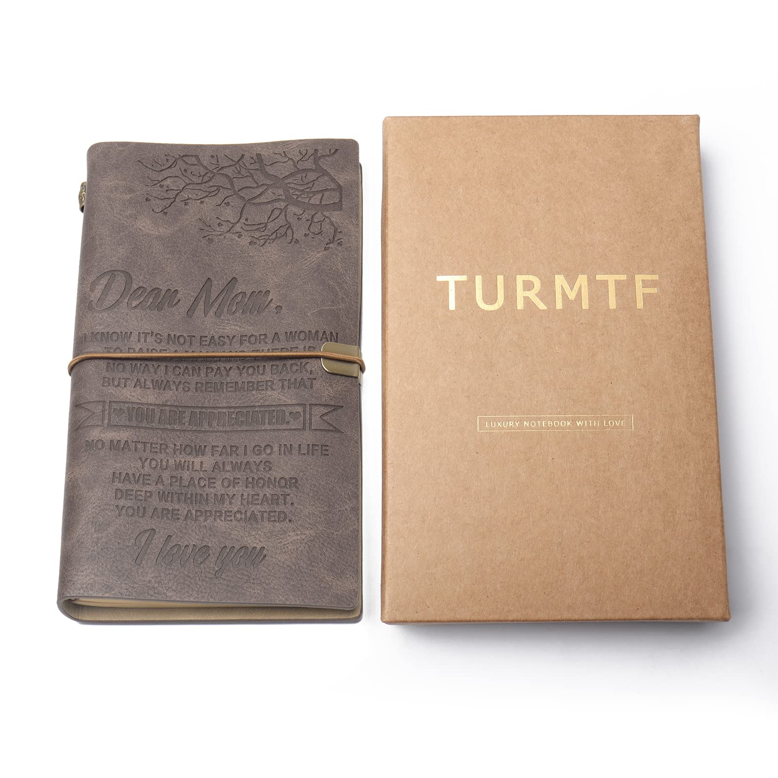 for Mom Leather Journal Notebook from Daughter Son-A Loves Gift