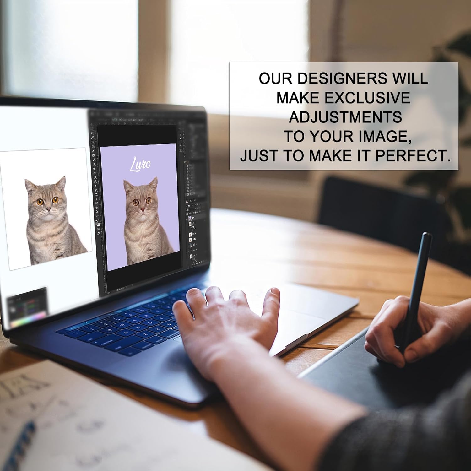 Custom Blanket with Photo and Name-A Loves Gift