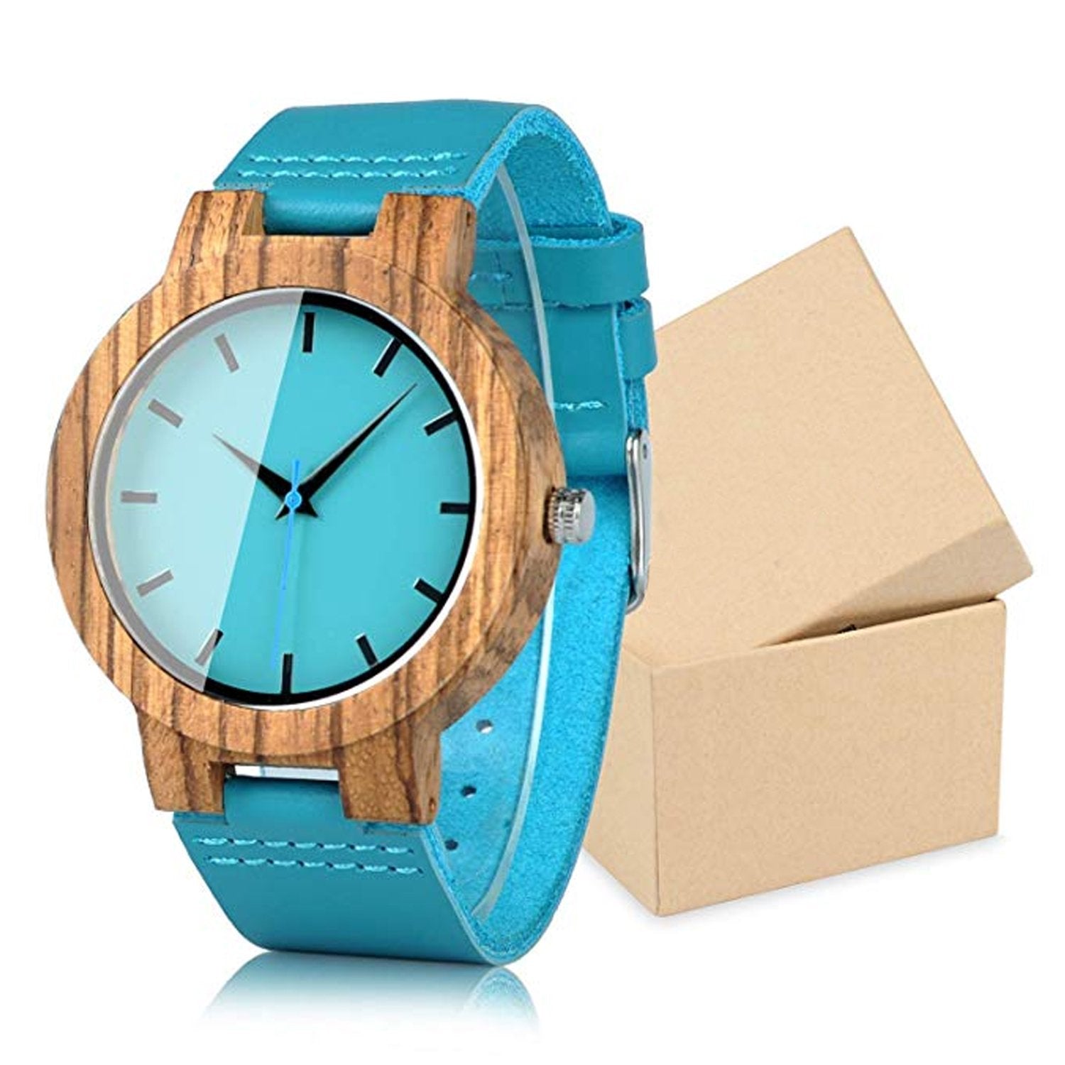 SON MOM - CARRY YOU IN MY HEART - BLUE WOOD WATCH