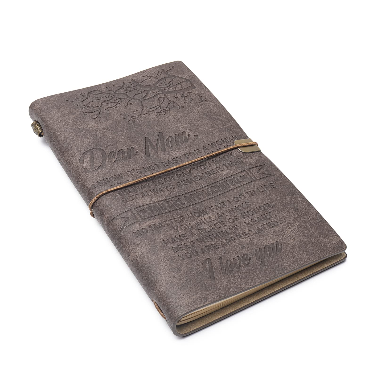 for Mom Leather Journal Notebook from Daughter Son-A Loves Gift