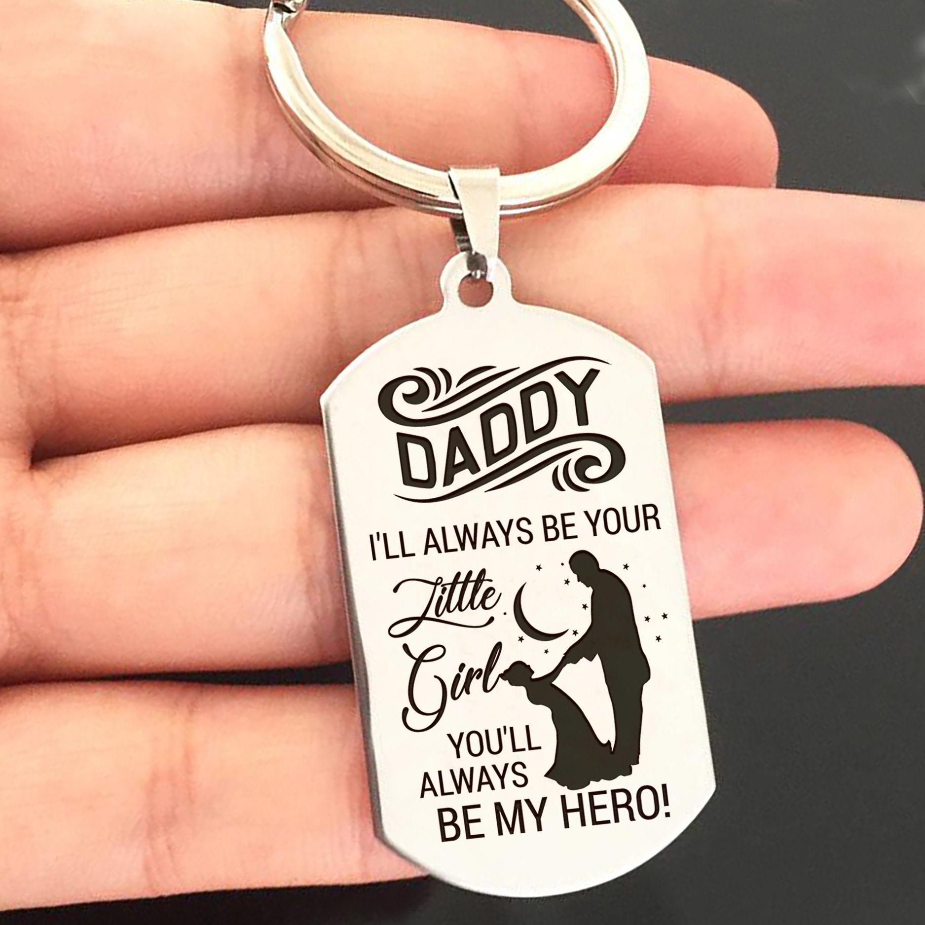 DADDY DAUGHTER - HERO - KEY CHAIN 1