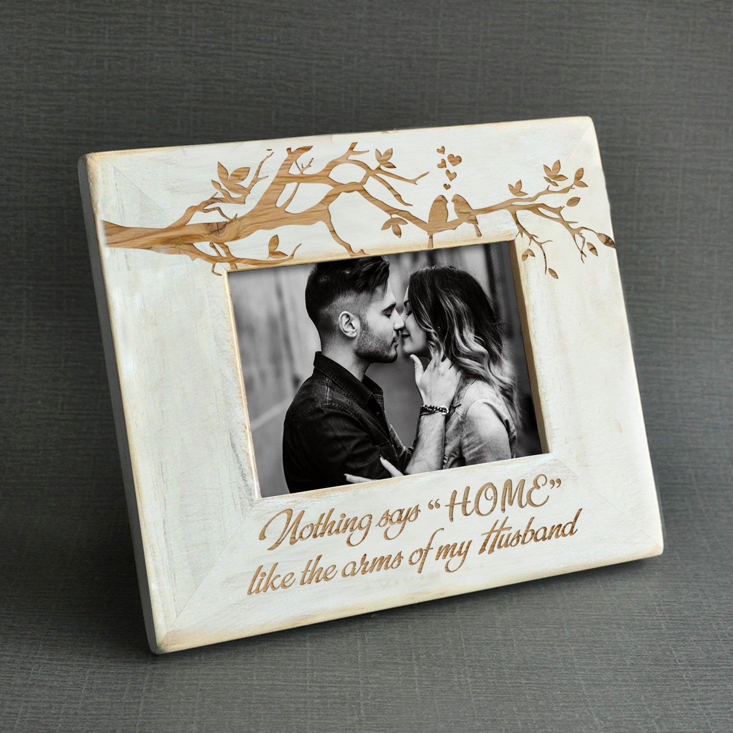 HUSBAND WIFE - HOME - WOOD FRAME 