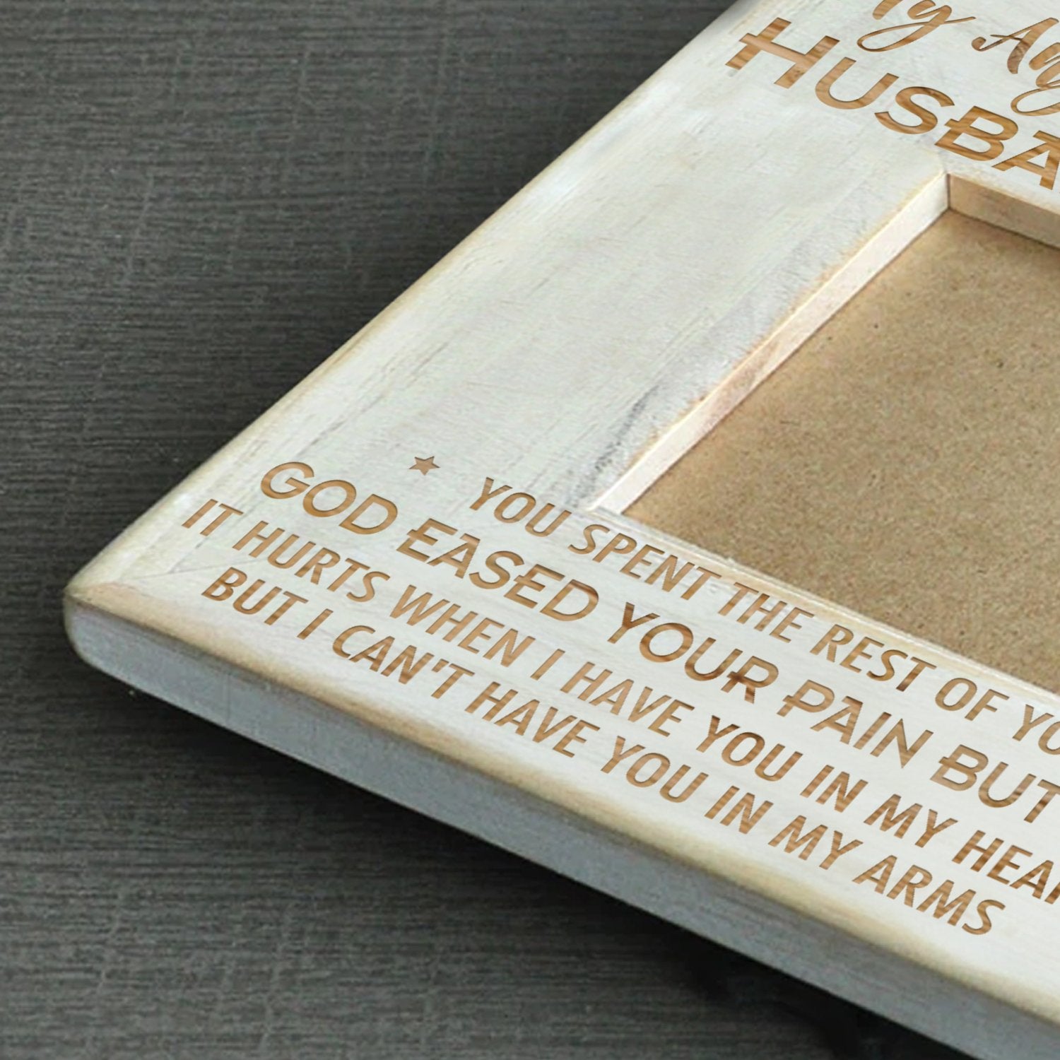 ANGEL HUSBAND - WOOD FRAME