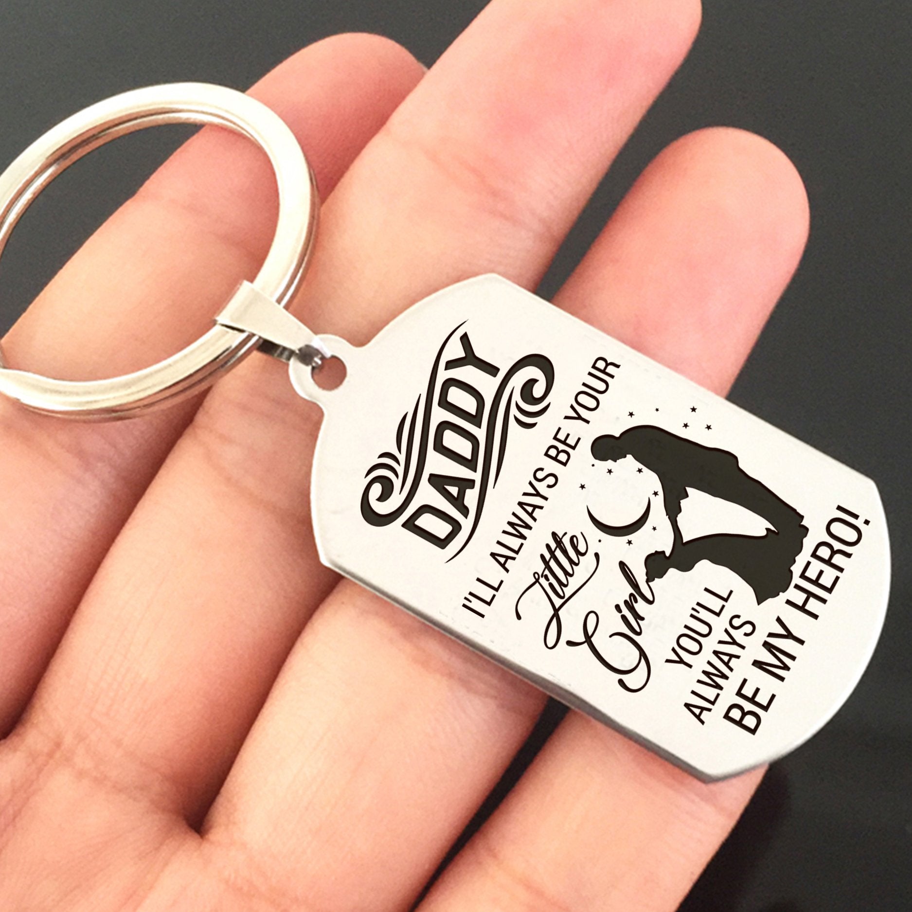 DADDY DAUGHTER - HERO - KEY CHAIN 1 