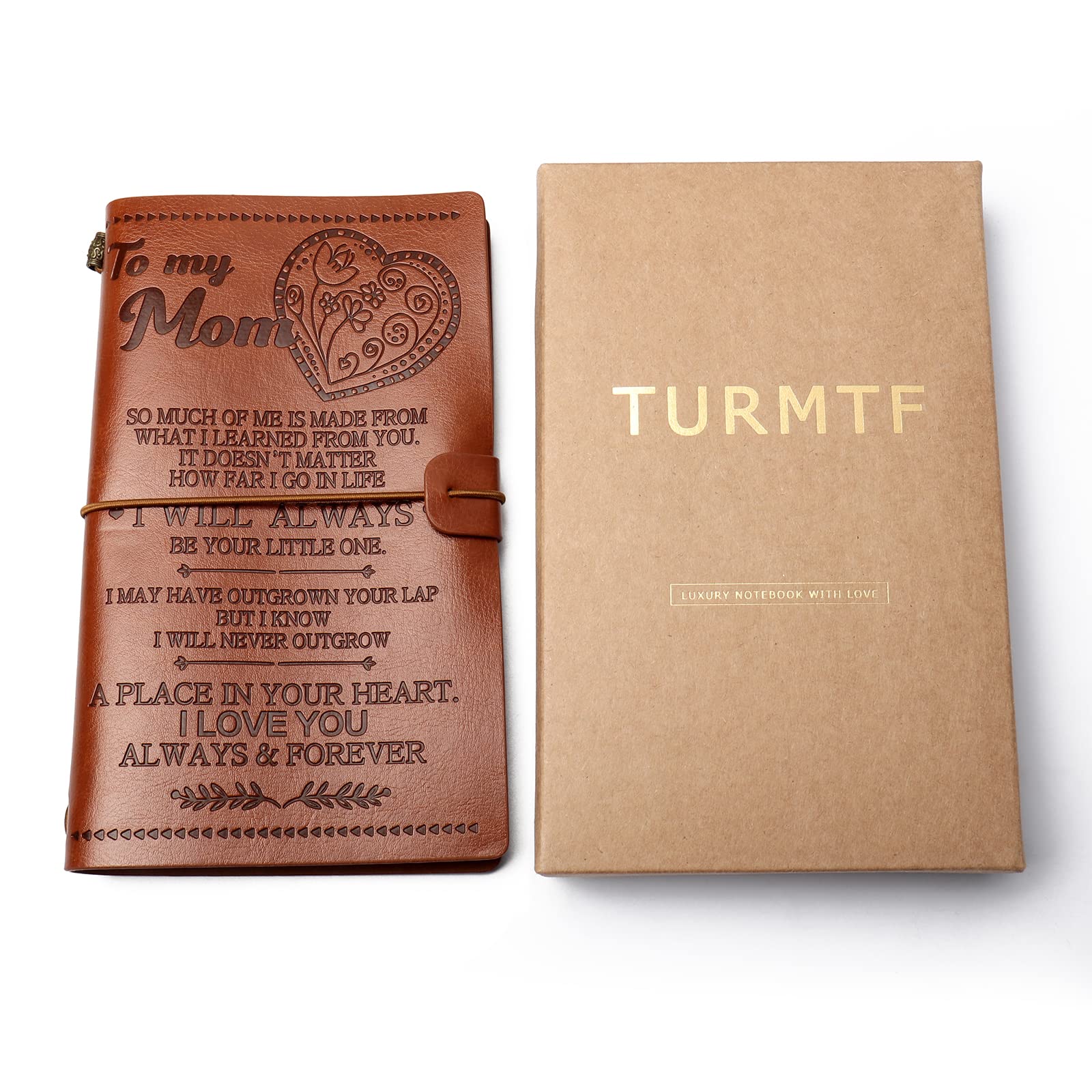 for Mom Leather Journal Notebook from Daughter Son-A Loves Gift