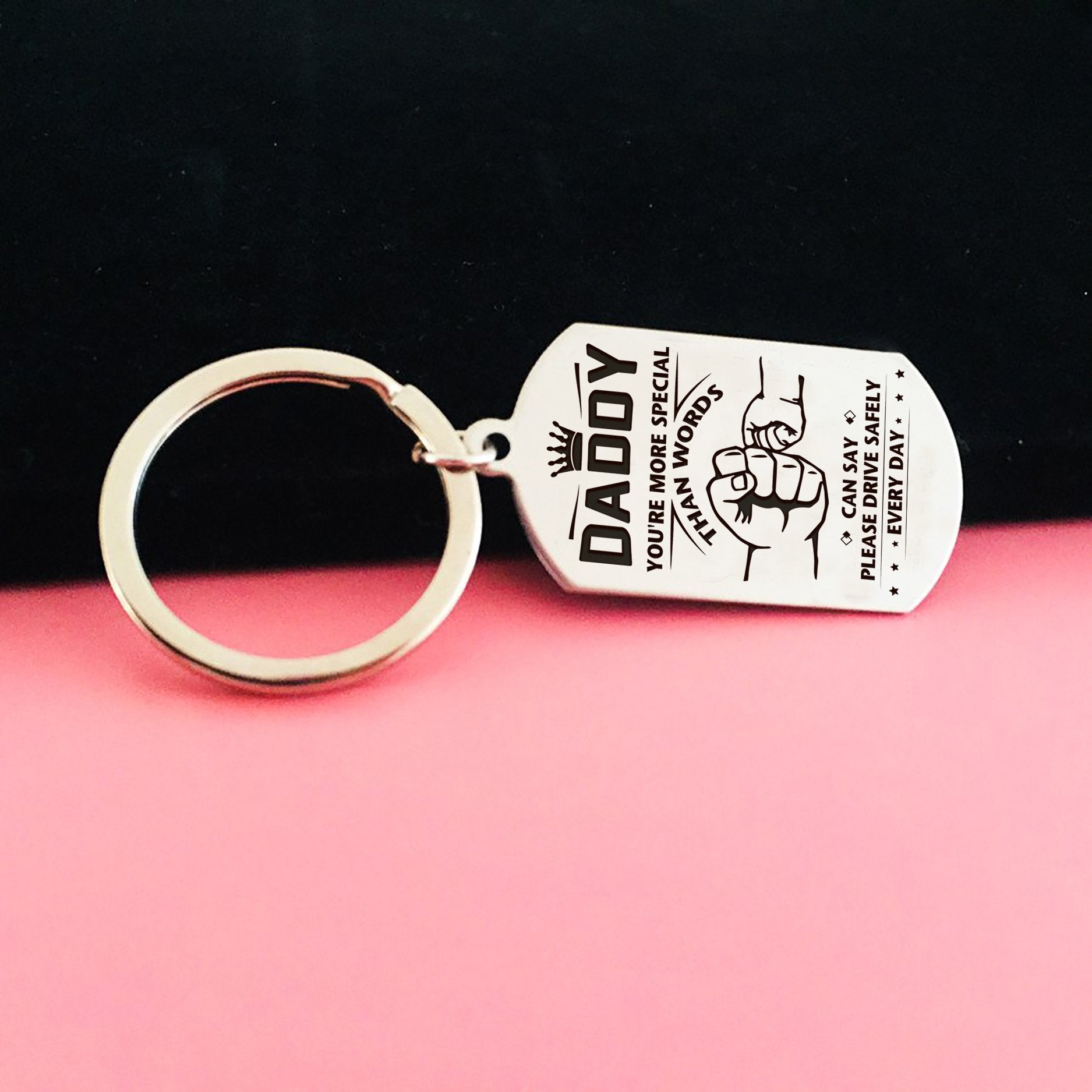 DADDY - DRIVE SAFELY - KEY CHAIN 1