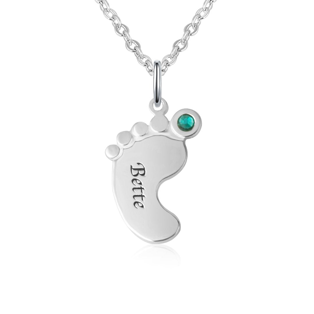 Baby Feet Necklace For Mom-A Loves Gift