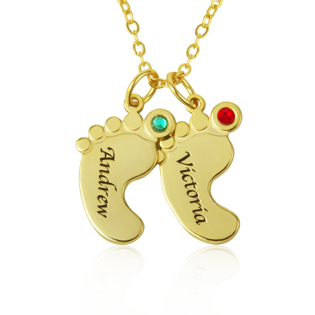 Baby Feet Necklace For Mom-A Loves Gift