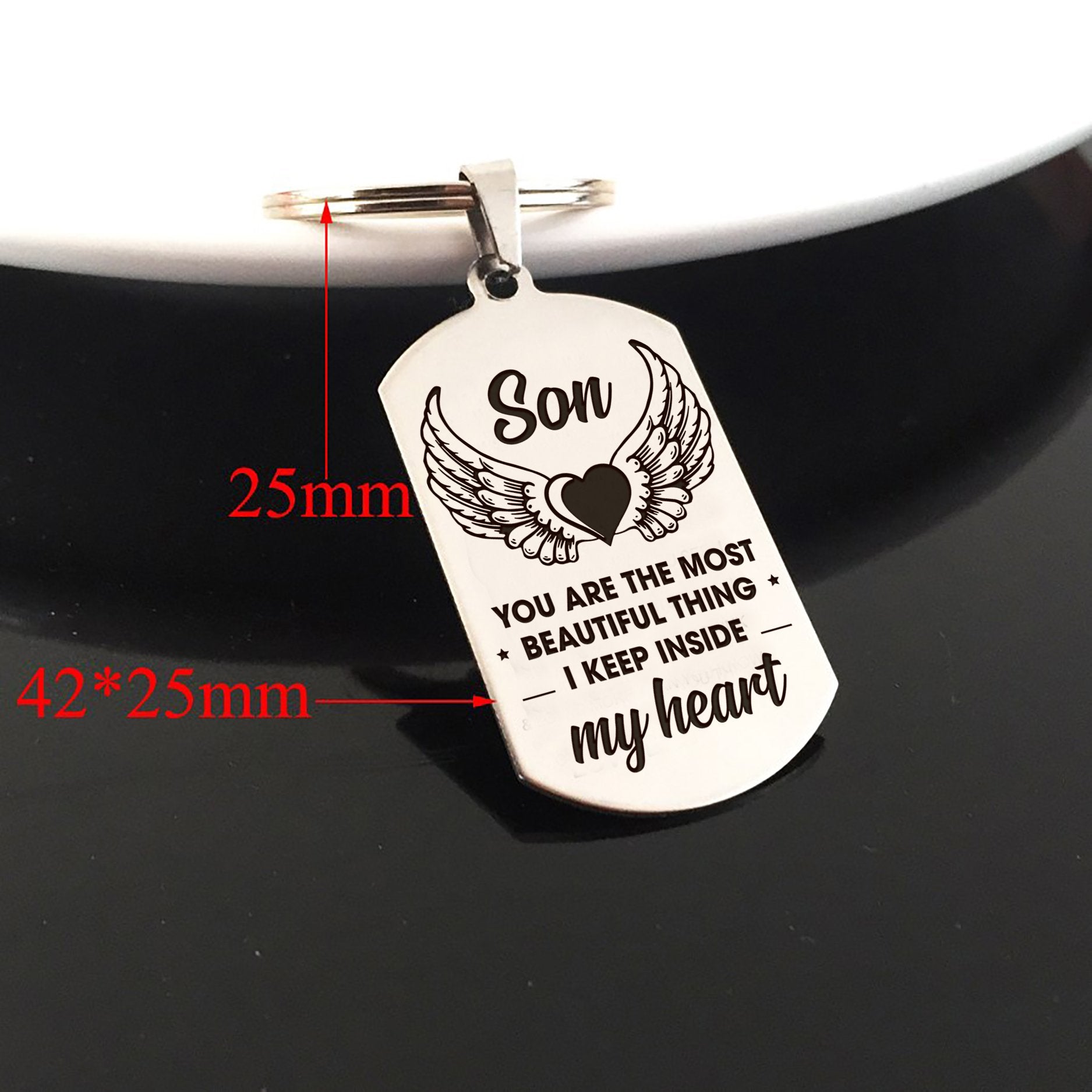SON - MY HEART - KEY CHAIN 1-A Loves Gift