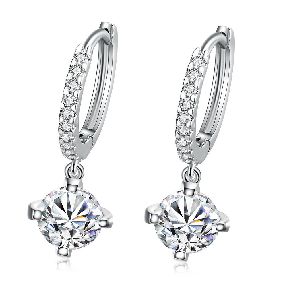 Dangling Pav'e Swarovski Elements Drop Earrings, Earring, Riakoob Jewelry, Riakoob Jewelry  jewelryjewelry deals, swarovski crystal jewelry, groupon jewelry,, jewelry for mom,