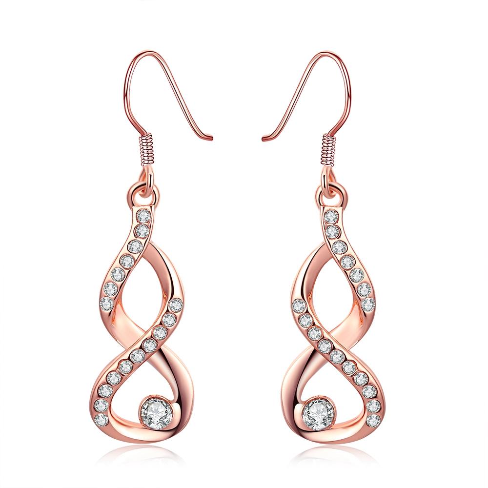 Dangling Infinity Earrings Made with Swarovski Elements, Earring, Riakoob Jewelry, Riakoob Jewelry  jewelryjewelry deals, swarovski crystal jewelry, groupon jewelry,, jewelry for mom,