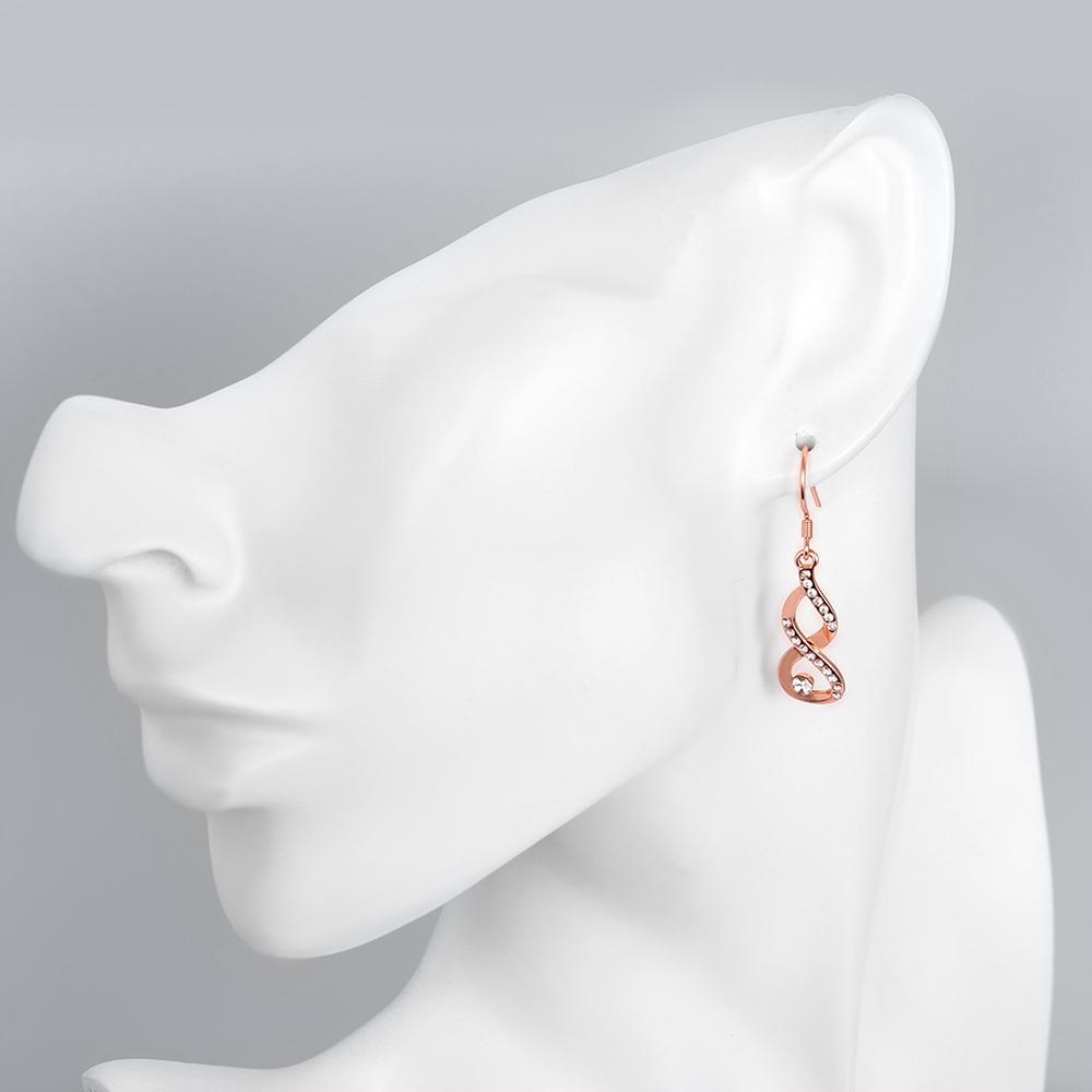 Dangling Infinity Earrings Made with Swarovski Elements, Earring, Riakoob Jewelry, Riakoob Jewelry  jewelryjewelry deals, swarovski crystal jewelry, groupon jewelry,, jewelry for mom,