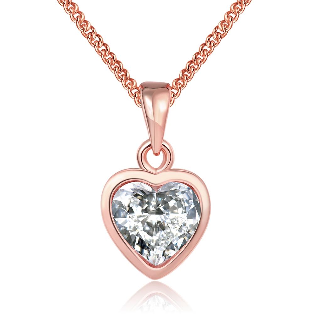 Classic Heart Shaped Swarovski Elements Necklace, Necklaces, Riakoob Jewelry, Riakoob Jewelry  jewelryjewelry deals, swarovski crystal jewelry, groupon jewelry,, jewelry for mom,