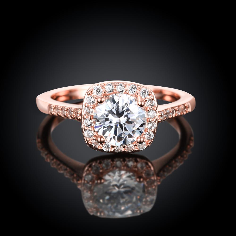 Silvertone Swarovski Crystal Halo Ring - 3 Colors Available, , Riakoob Jewelry, Riakoob Jewelry  jewelryjewelry deals, swarovski crystal jewelry, groupon jewelry,, jewelry for mom,