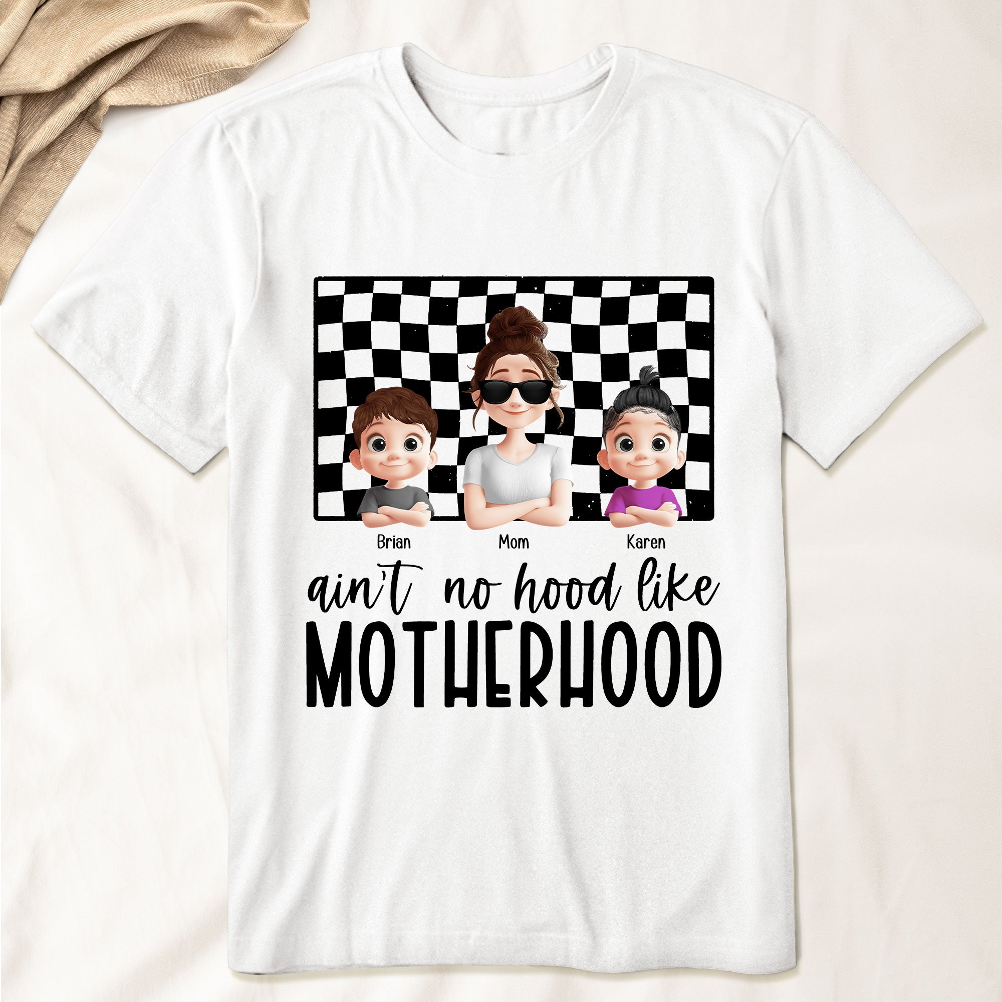 Ain't No Hood Like Motherhood - Personalized Shirt
