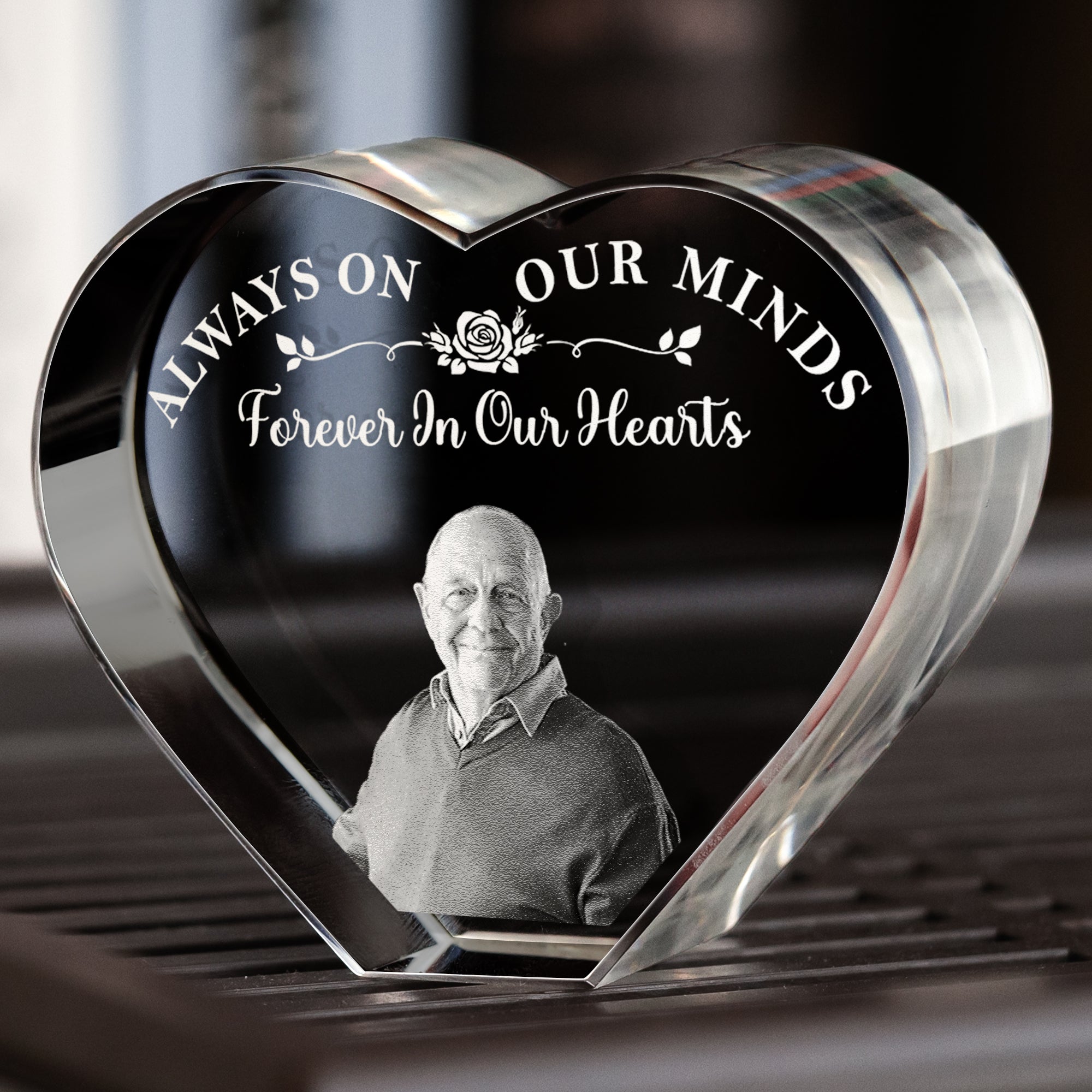 Always On Our Minds - Custom 2D Crystal Photo