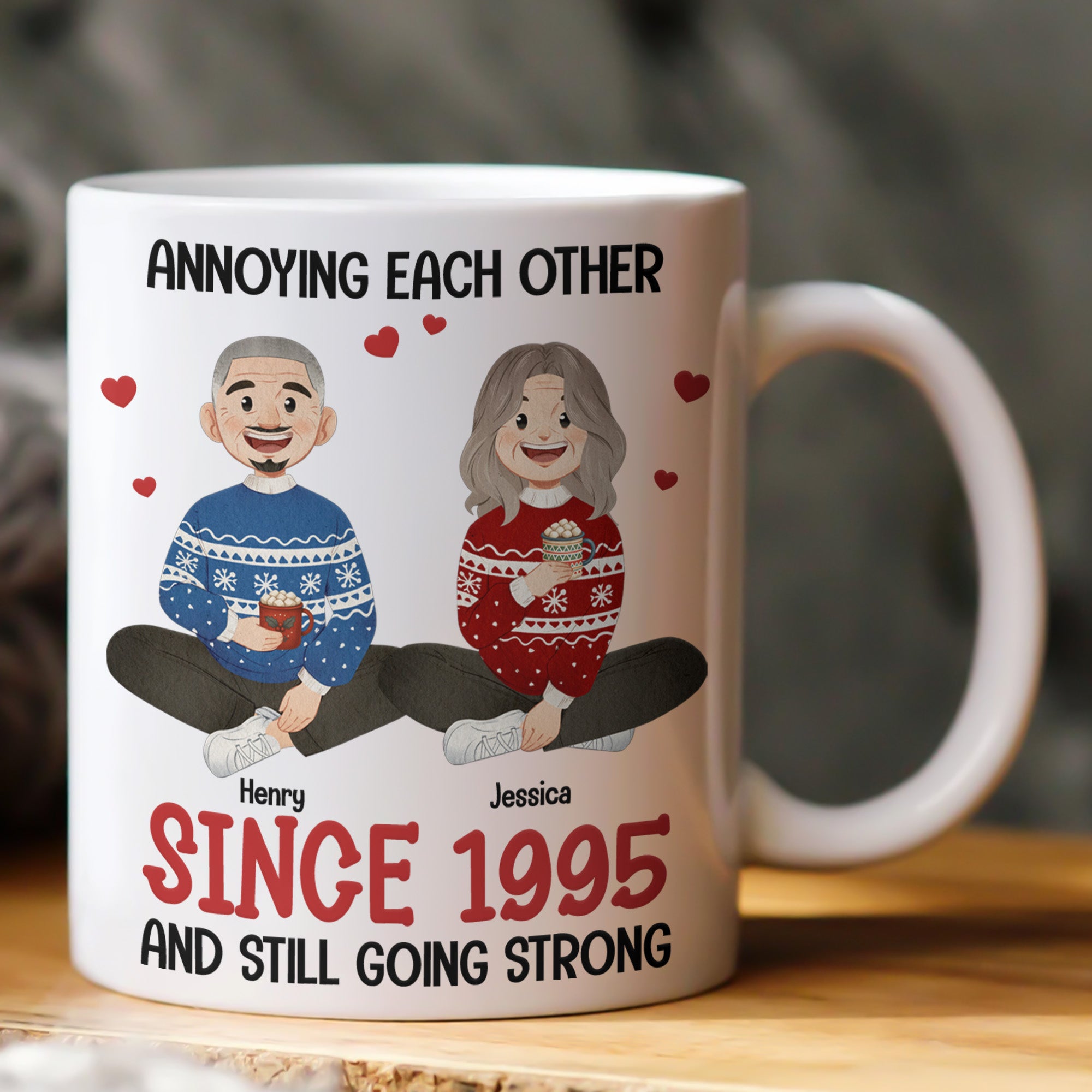 Annoying Each Other Couple Anniversary Gift - Personalized Mug