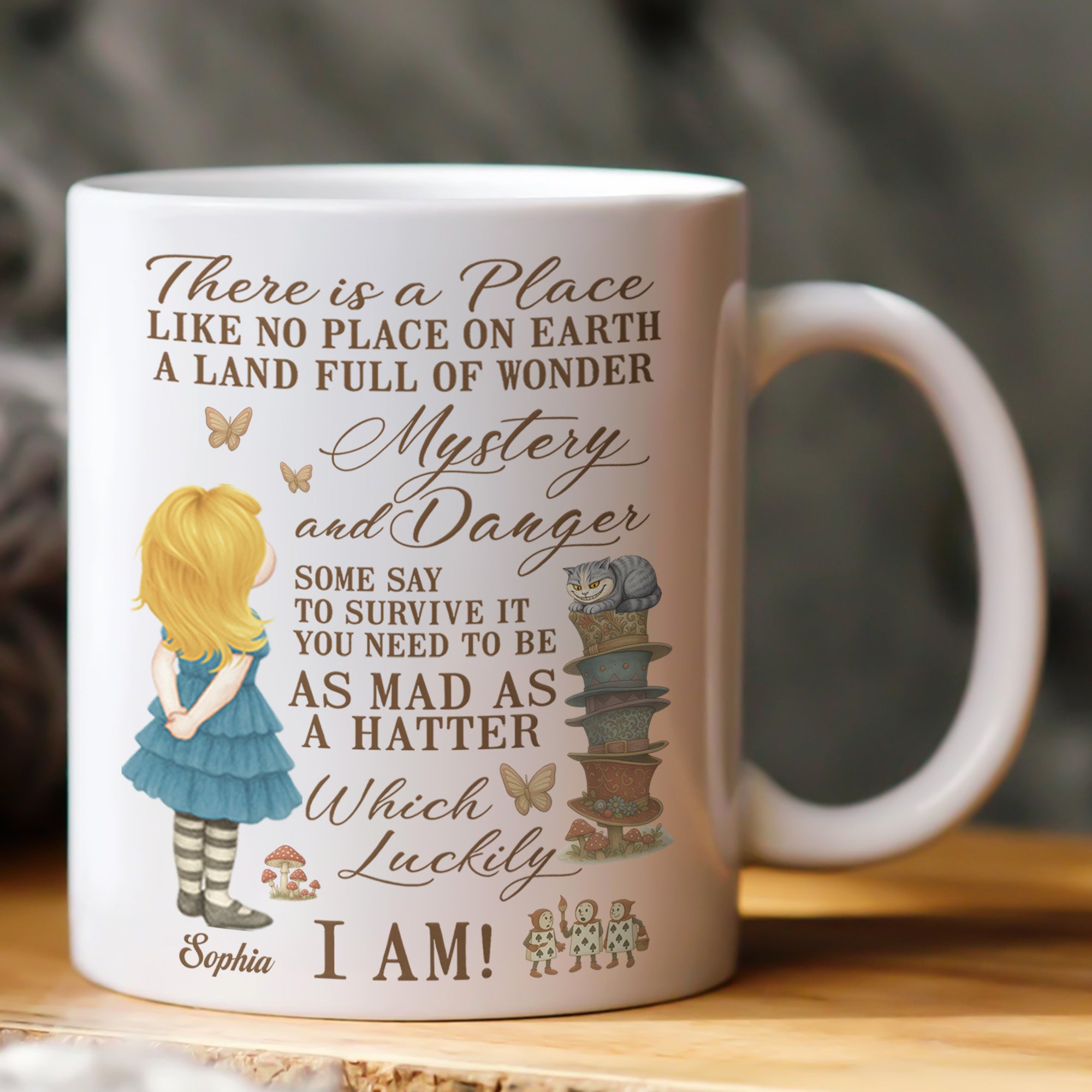 As Mad As A Hatter Wonderland Dream - Personalized Mug