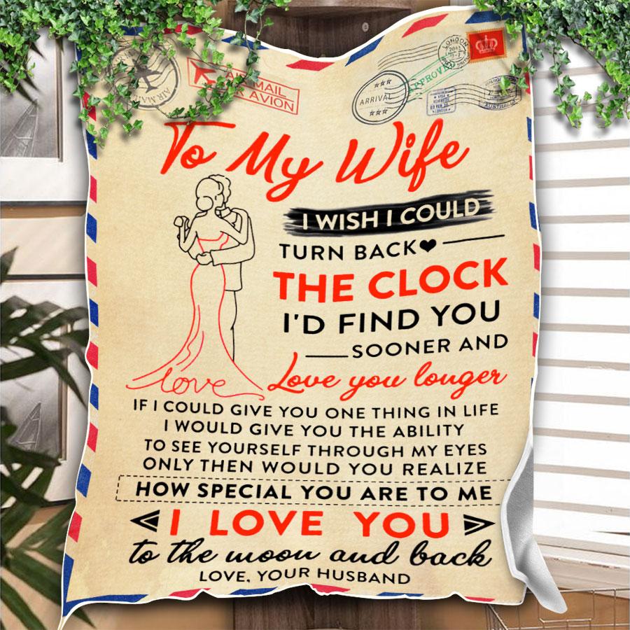 Custom Blanket Personalized Name Letter To My Wife Blanket - Gift For Wife-A Loves Gift