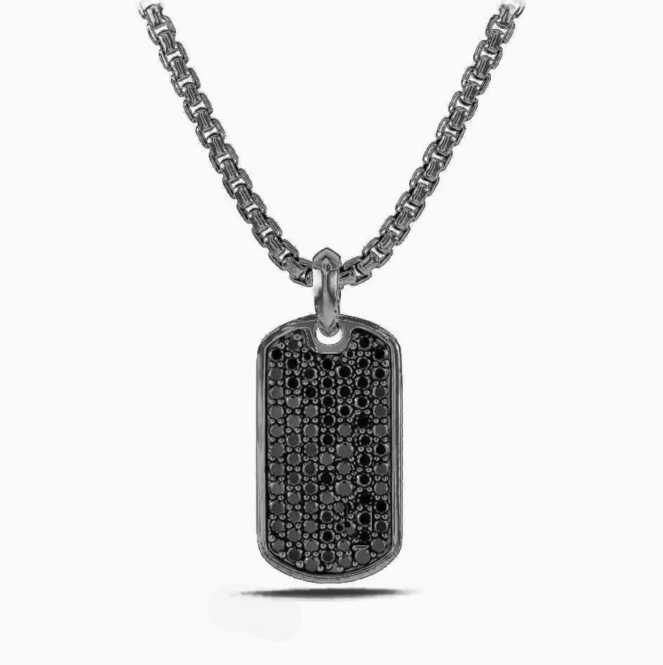 Father's Day! Stainless Steel Micro-Pav'e Crystal Setting Necklace - Five Options, , Riakoob Jewelry, Riakoob Jewelry  jewelryjewelry deals, swarovski crystal jewelry, groupon jewelry,, jewelry for mom,