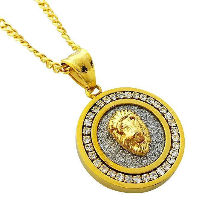 Father's Day! Circular Inspirational Pendant Necklace in Goldtone - Four Options Available, Necklace, Riakoob Jewelry, Riakoob Jewelry  jewelryjewelry deals, swarovski crystal jewelry, groupon jewelry,, jewelry for mom,