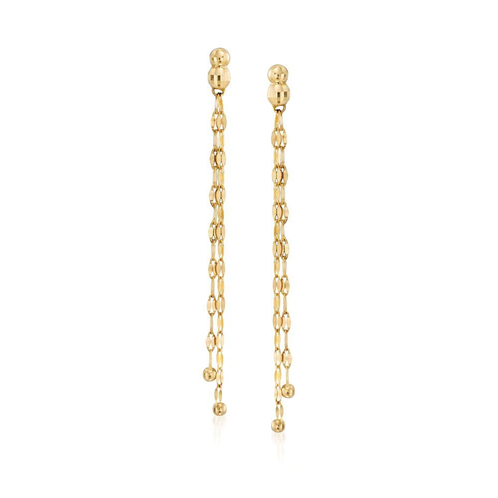 Chain Drop in Goldtone, Earring, Riakoob Jewelry, Riakoob Jewelry  jewelryjewelry deals, swarovski crystal jewelry, groupon jewelry,, jewelry for mom,