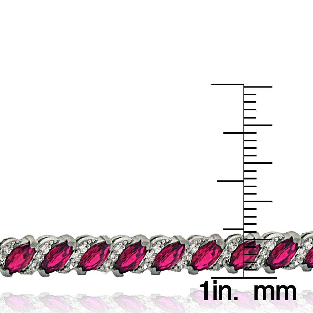 20.00 CT  Pink Topaz Vine Bracelet Embellished with Swarovski Crystals in  Silvertone, Bracelet, Riakoob Jewelry, Riakoob Jewelry  jewelryjewelry deals, swarovski crystal jewelry, groupon jewelry,, jewelry for mom,