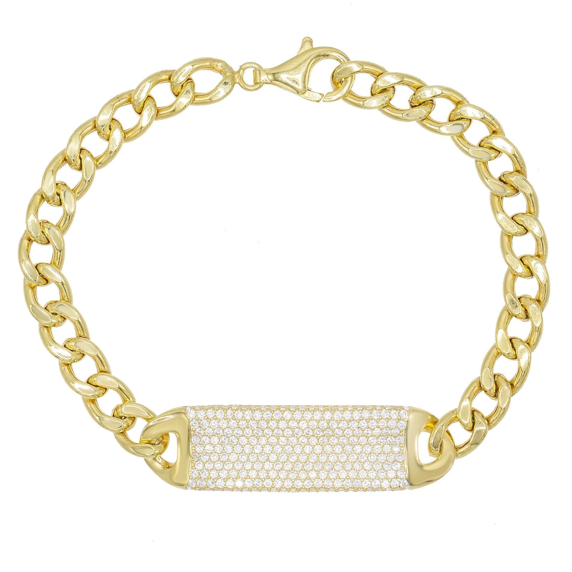 Goldtone Plated Swarovski Elements Bar Fun Bracelet - Three Options Available, , Riakoob Jewelry, Riakoob Jewelry  jewelryjewelry deals, swarovski crystal jewelry, groupon jewelry,, jewelry for mom,