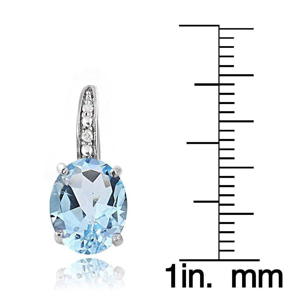 2.55 CTTW Blue Topaz Pav'e Hookback Earrings in Silvertone, , Riakoob Jewelry, Riakoob Jewelry  jewelryjewelry deals, swarovski crystal jewelry, groupon jewelry,, jewelry for mom,
