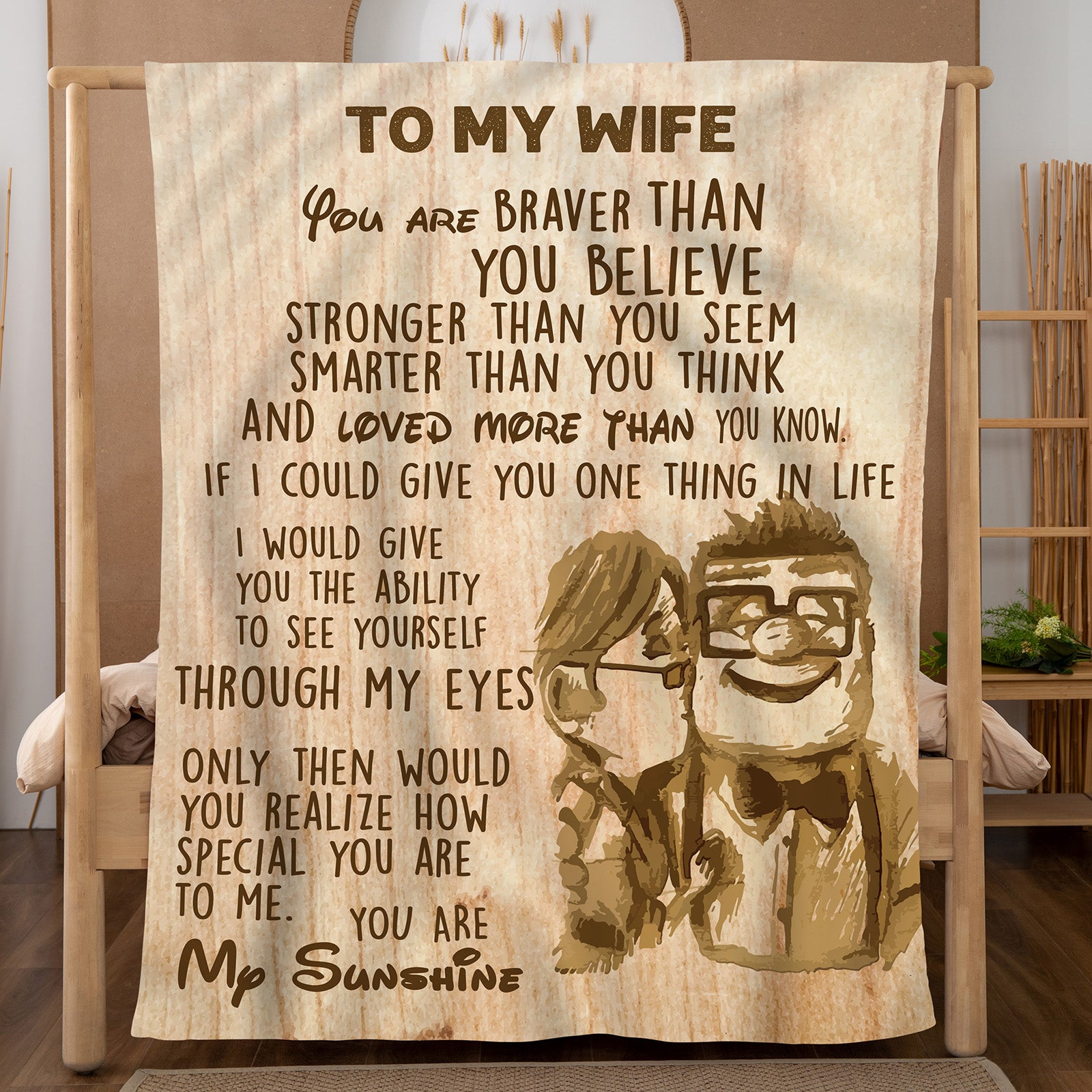 Mohters Day Gifts for Wife, from Husband to My Wife Blanket Anniversary Gifts-A Loves Gift