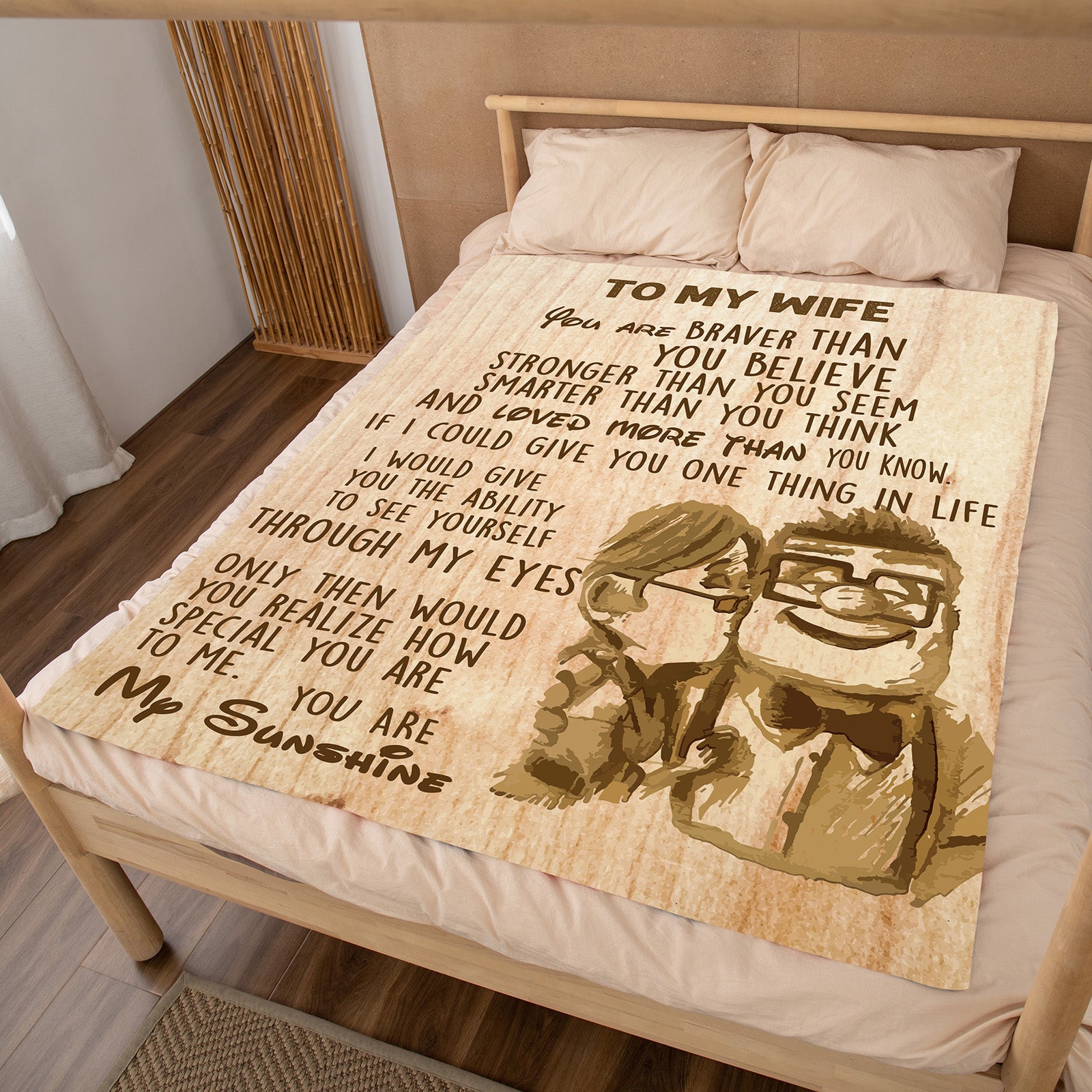 Mohters Day Gifts for Wife, from Husband to My Wife Blanket Anniversary Gifts-A Loves Gift