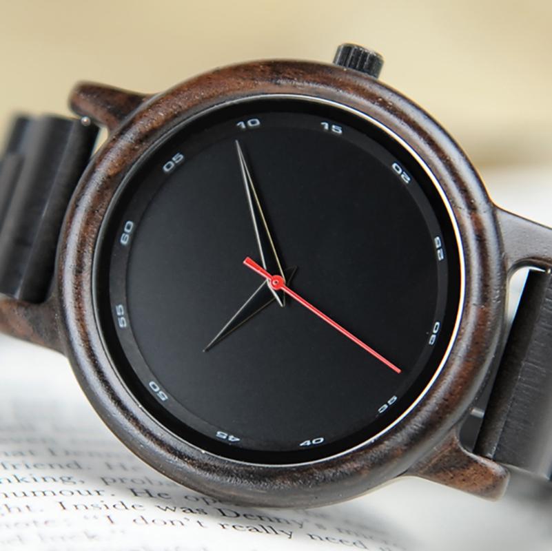 ENGRAVED WOODEN WATCH - GREAT GIFT FOR MAN/HUSBAND-A Loves Gift