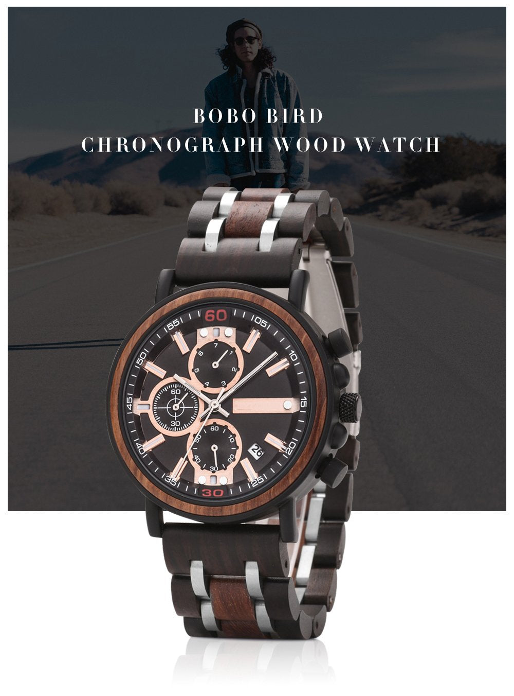 Wood Watch Engrave Your Personalized Logo-A Loves Gift