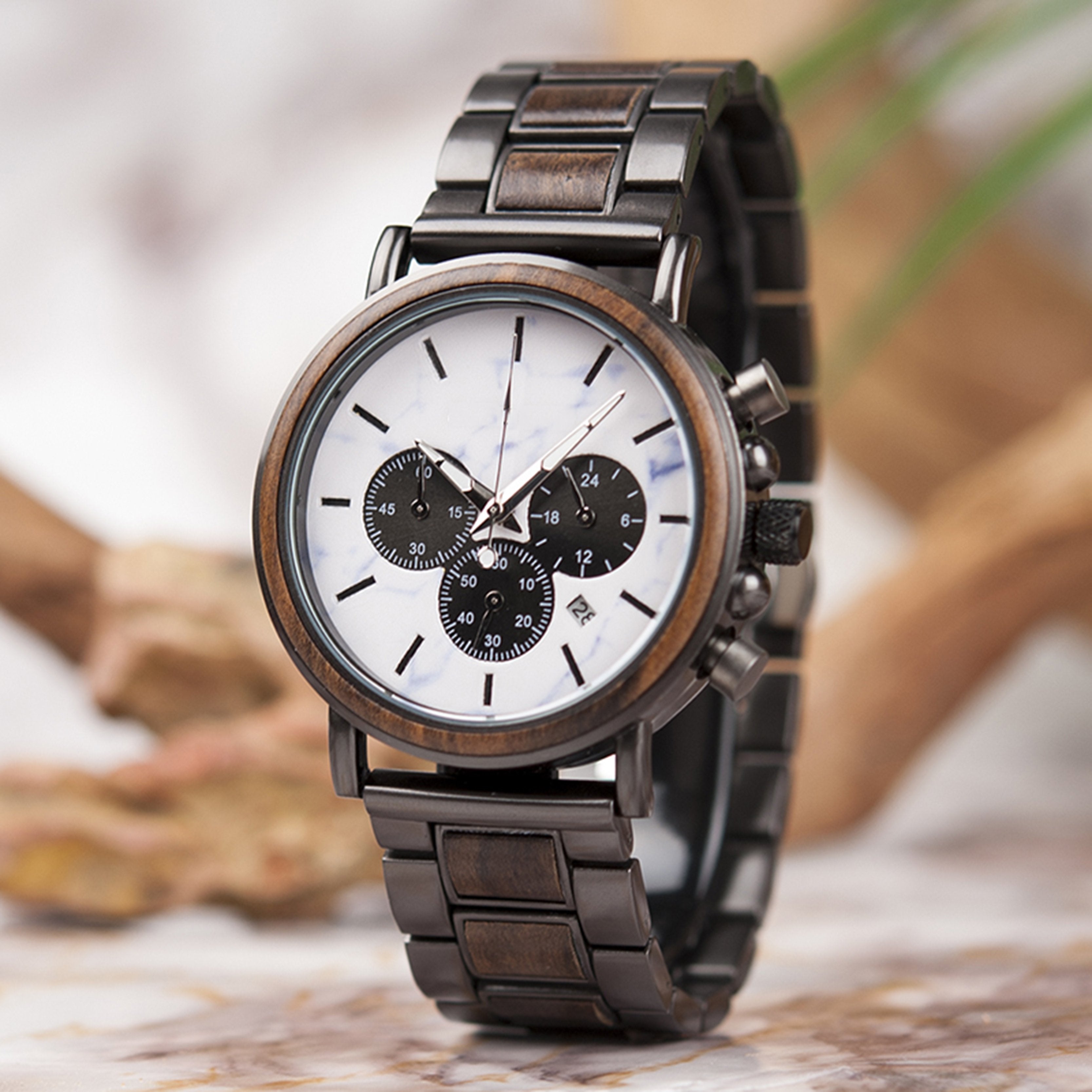 Great Gift For MAN- Engraved Wooden Wristwatches-A Loves Gift