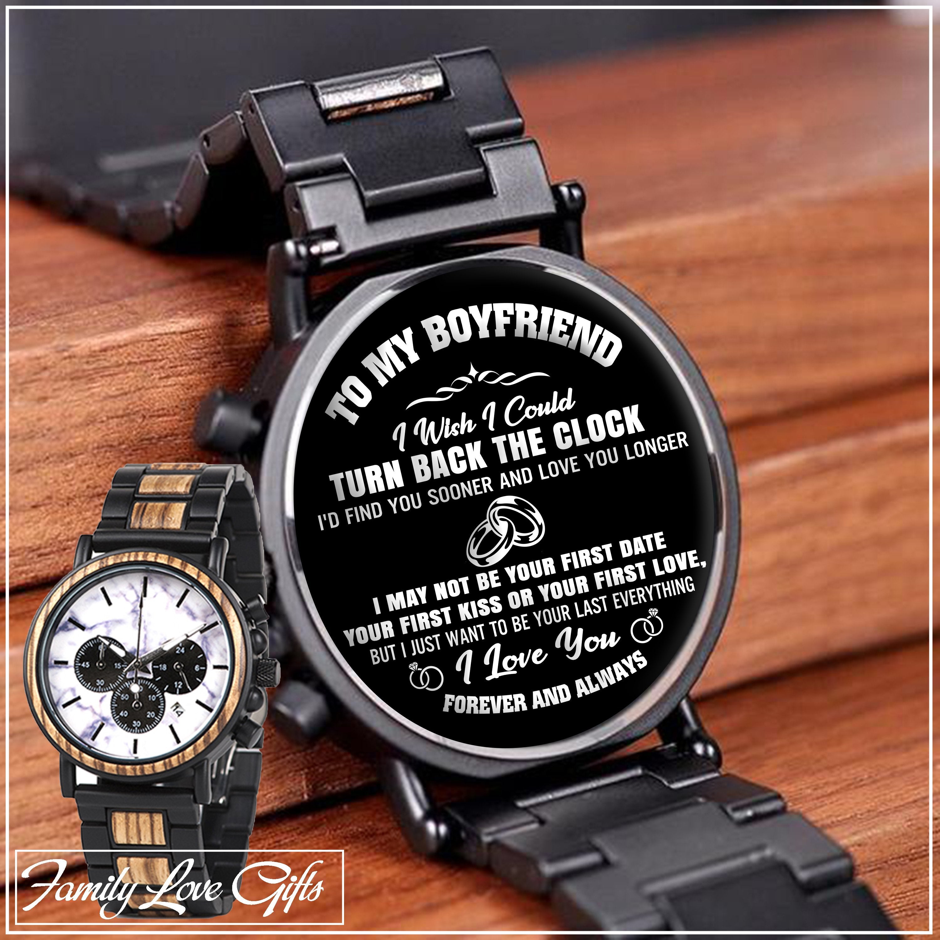 Great Gift For MAN- Engraved Wooden Wristwatches-A Loves Gift