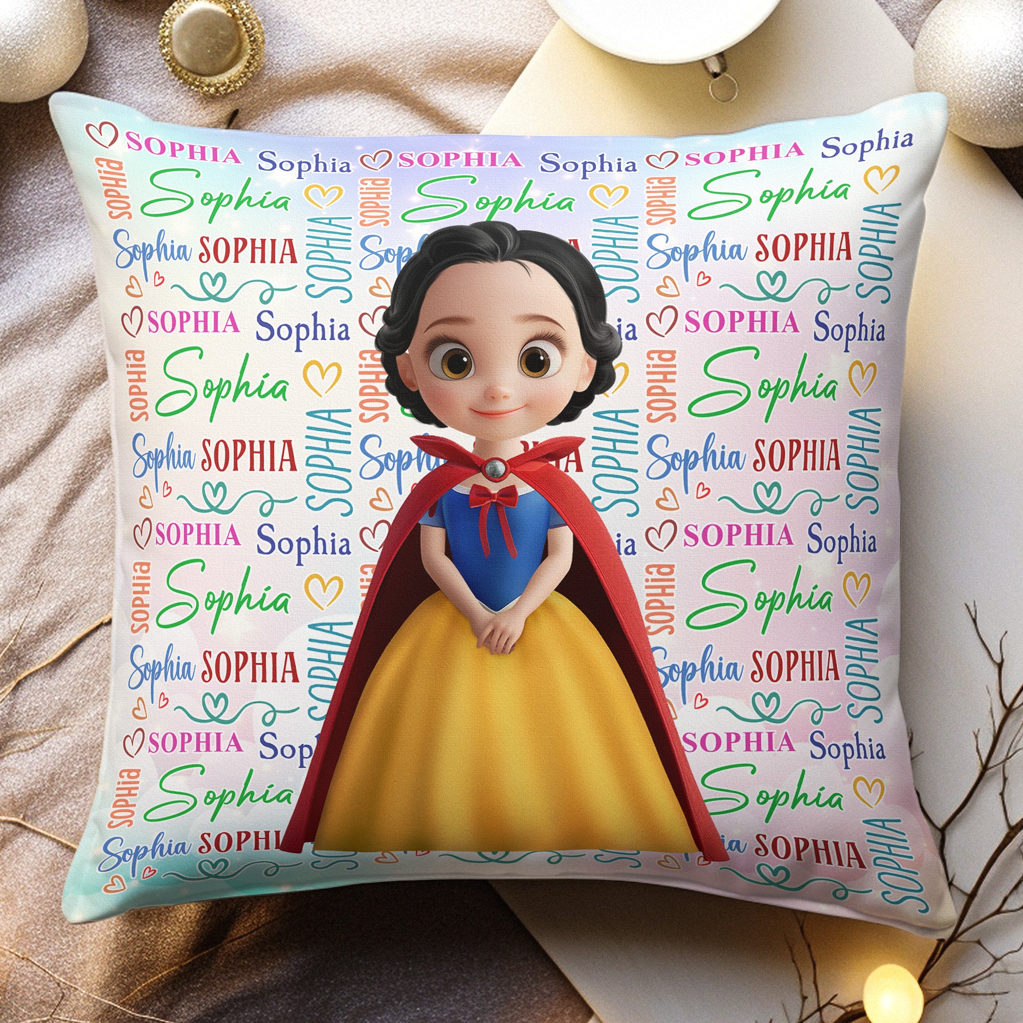 Baby Girl Princess - Personalized Pillow (Insert Included)