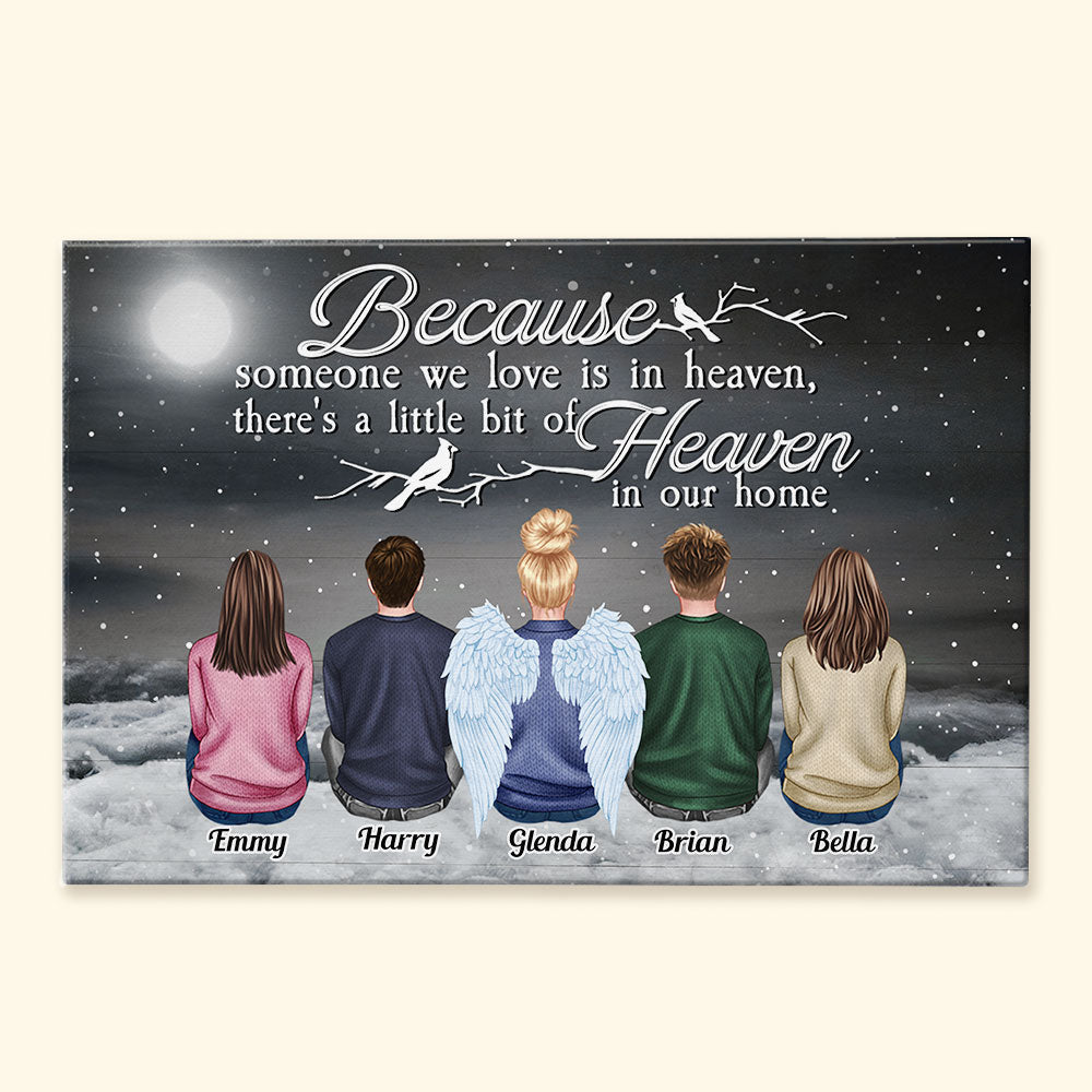 I Am Always With You - Personalized Wrapped Canvas - Christmas Gift For Family, Memorial Canvas, Remembrance Canvas