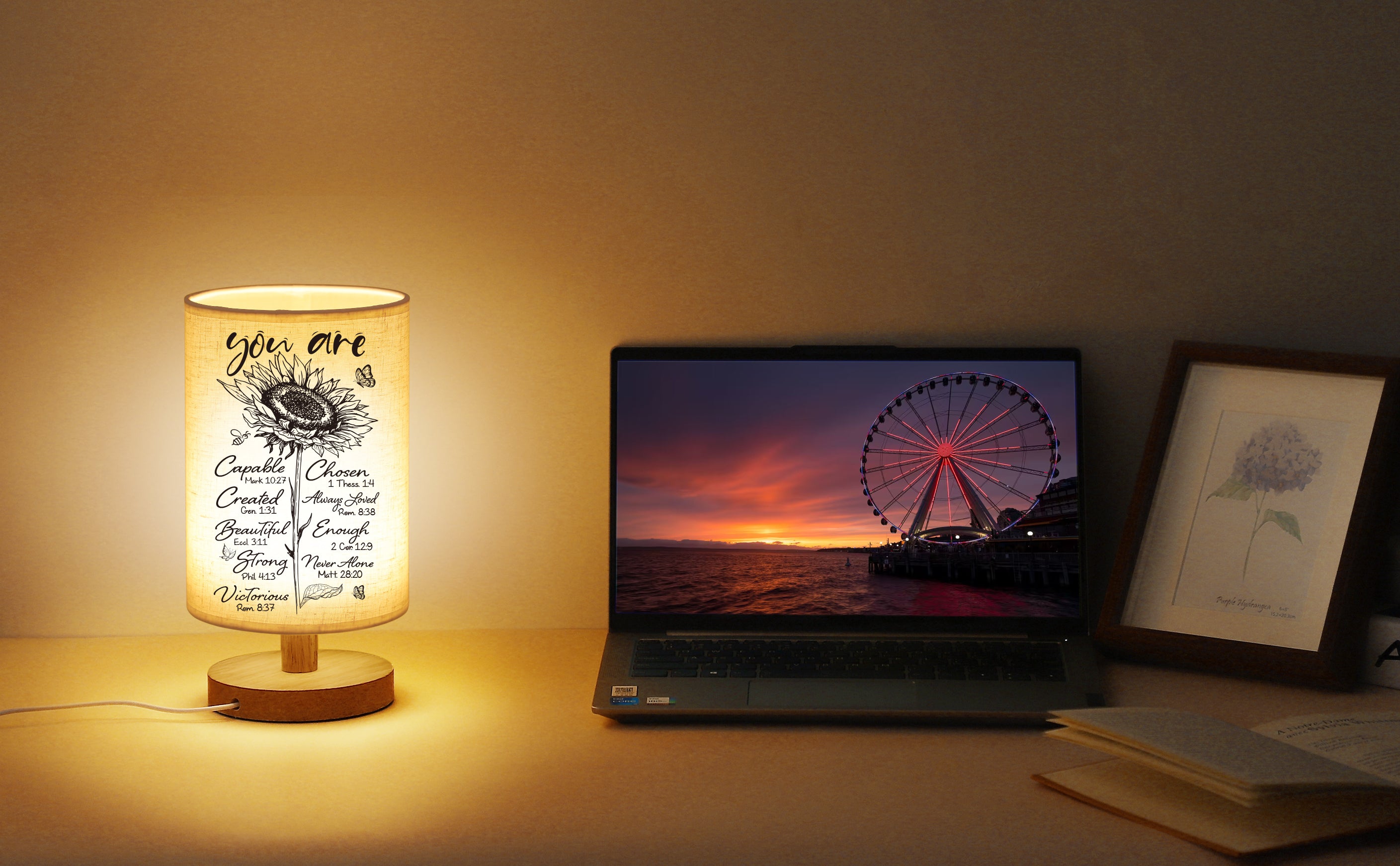 Christian Gifts for Women Sunflower Night Light-A Loves Gift